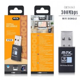 Wireless WIFI USB Adapter | 300Mbps | Black