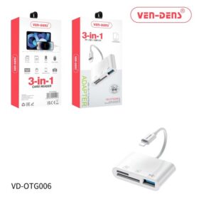 3 in 1 Card Reader Adapter | VD-OTG006 | Ven Dens