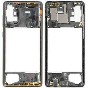 Genuine Samsung Galaxy A71 A715 Middle Cover / Chassis Black - GH98-44756A