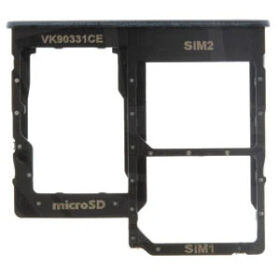 Genuine Samsung Galaxy A40 A405 MicroSD / Sim Card Tray (Dual) Black - GH98-44303A