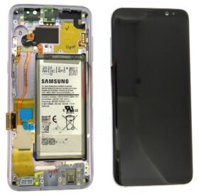 Genuine Samsung Galaxy S8 G950 LCD Screen With Touch Plus Battery Orchid Grey - GH82-13971C
