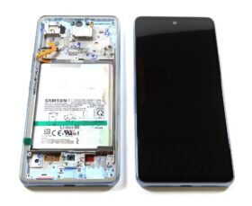 Genuine Samsung Galaxy A53 5G A536 LCD Screen With Touch Plus Battery Blue - GH82-28026C