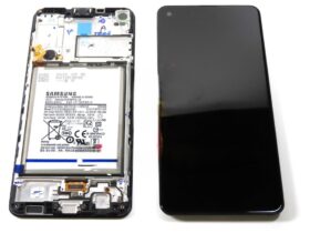 Genuine Samsung Galaxy A21S A217 LCD Screen With Touch Plus Battery Black - GH82-24477A