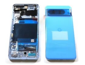 Genuine Google Pixel 8 Pro Battery Back Cover Blue / Bay - G949-00695-01