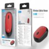 Wireless Optical Mouse 2.4 GHz - Red
