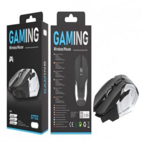 6D Wireless Gaming Mouse - Black + Silver