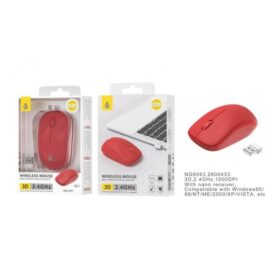 3D Wireless Mouse 2.4 GHz | Red