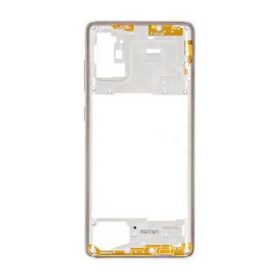 Genuine Samsung Galaxy A71 SM-A715 Middle Cover / Chassis Silver - GH98-44756B